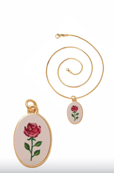 Collana Love Little Italy retro’ Flower vari disegni
