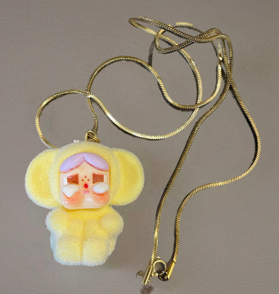 Collana powerpuff girls   vari colori due lunghezze catenina