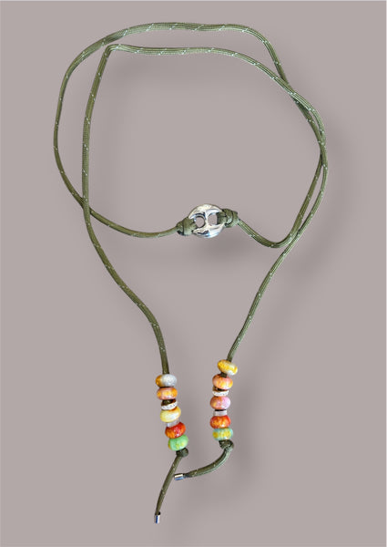 Collana Marine Florida centrale argento  in vari colori