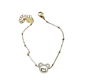 Bracciale orsacchiotto Krystal teddy bear due varianti colore