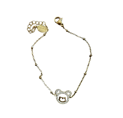 Bracciale orsacchiotto Krystal teddy bear due varianti colore