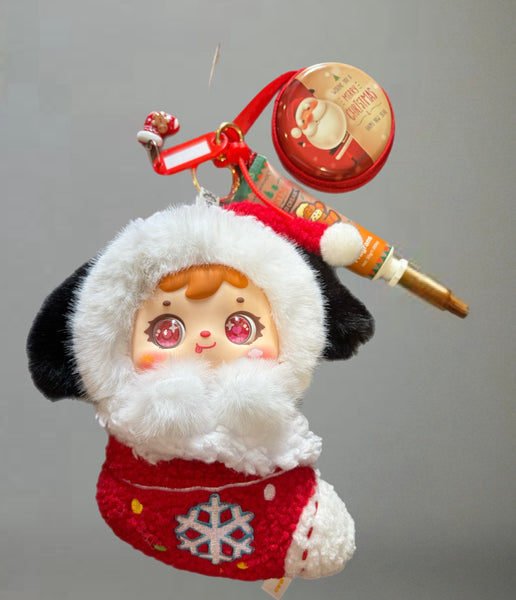 Pimp your bag Samuel serie Christmas cucciolo della calza di Natale