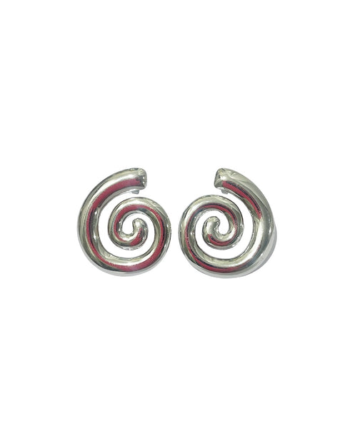 Coppia orecchini spirale due varianti colore