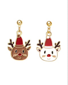 Mono orecchino Christmas Edition renna di Natale