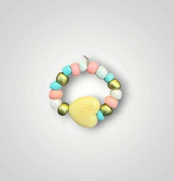 Anello colors con cuore vari colori