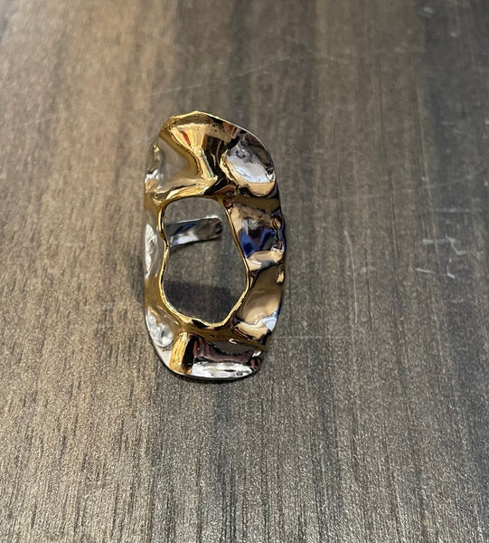 Anello Andra bicolor