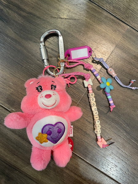 Pimp your Bag Keychain charms
per borsa e portachiavi care bears
orsetto del cuore angelorso
peluche rosa con cuore e stella