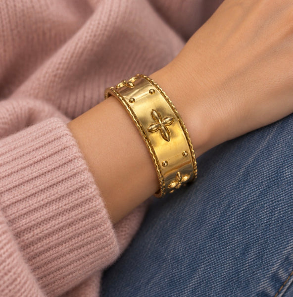 Bracciale bangle regolabile