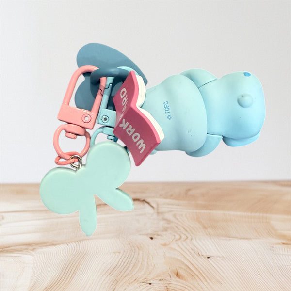 Pimp your phone orsetto del cuore celeste con libro in testa