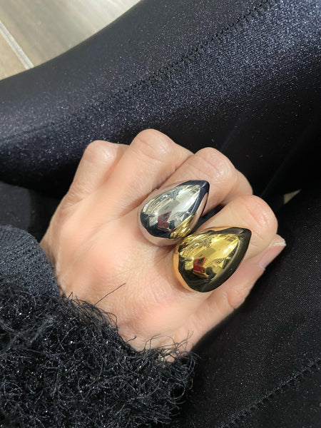 Anello regolabile goccia 3d