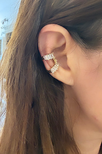 Earcuff Isla Bonita Crystal Double zig due varianti colore