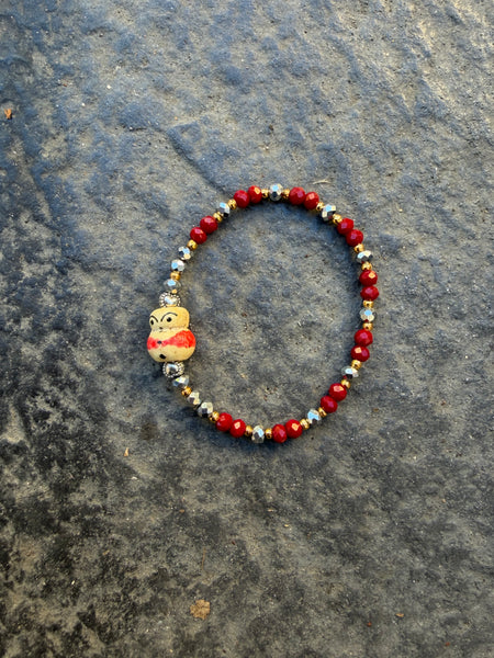 Bracciale chinitos de la Buena suerte rosso Limited Edition