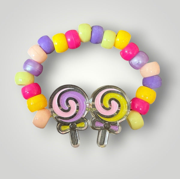 Bracciaie Colors pony Beads double lollypops vari colori