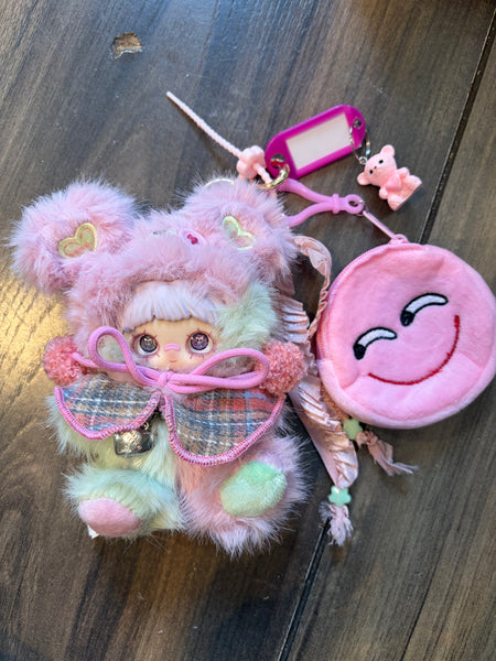 Pimp your bag Maymei Tiny Bear Cookie Series cantaloupe Cherry