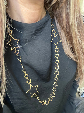 Collana  lunga Stelle