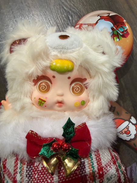 Pimp your bag MM Milk Candy  serie Christmas orsacchiotto calza di Natale