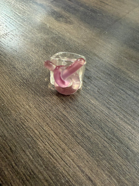 Anello resina nodo fiocco l’anello sceglie dove andare