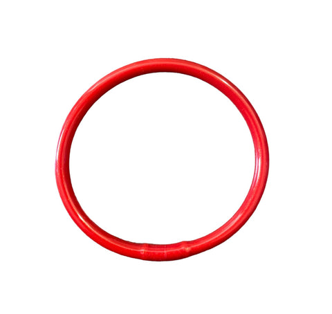 Jelly bangle rosso rubino brillante