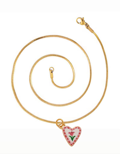 Collana Love Little Italy retro’ Flower vari disegni