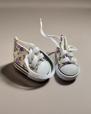 Sneackers fiori  per  Labubu e monchichi