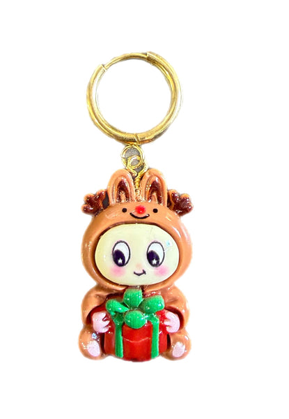 Mono orecchino labubu Christmas edition Natale vari sogetti