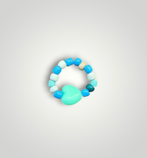 Anello colors con cuore vari colori