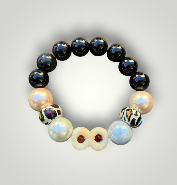 Bracciale labyrinth con simbolo infinito