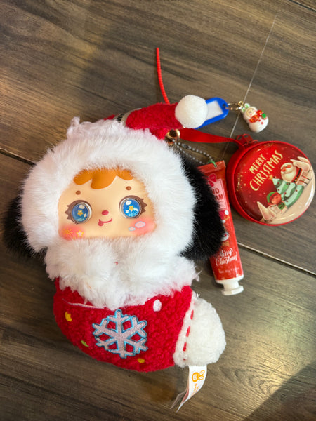 Pimp your bag Samuel serie Christmas cucciolo della calza di Natale