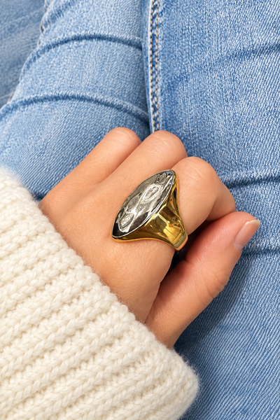Anello bicolor Sveva