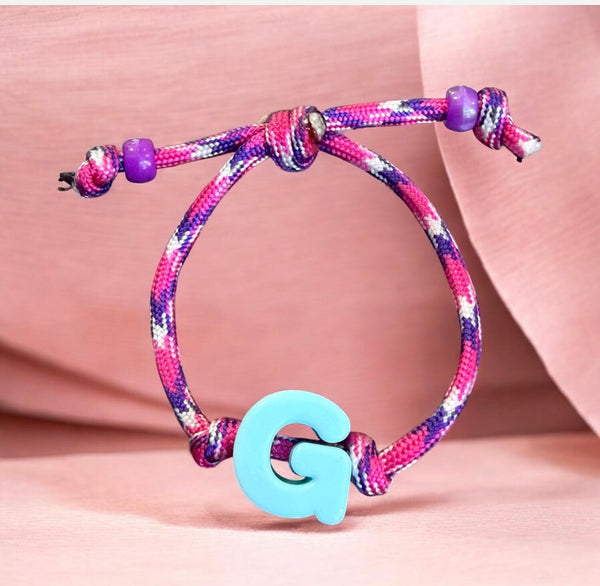 Bracciaie Marine florida lettera colorata vari colori lettere G H I J