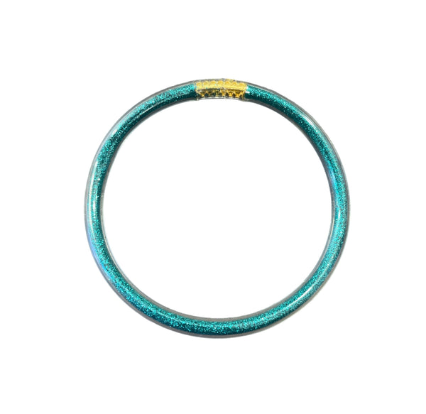 Jelly bangle pavone glitter