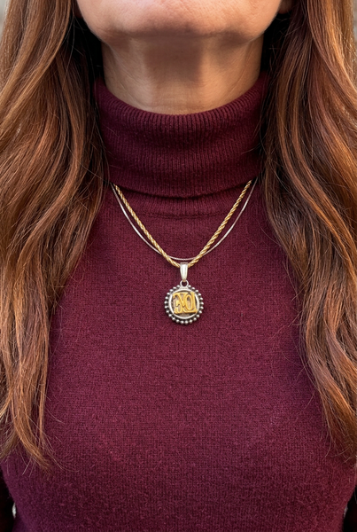 Collana botteguccia Love medaglia piccola