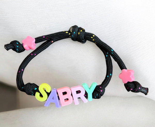 Bracciale Marine Florida con nome o parola personalizzabile