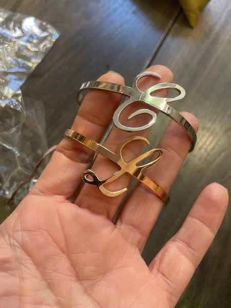 Bracciale regolabile So Glamour tre varianti colore e varie lettere