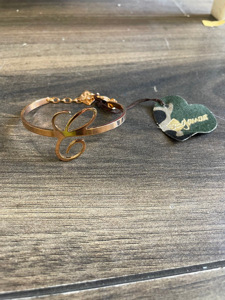 Bracciale regolabile So Glamour tre varianti colore e varie lettere