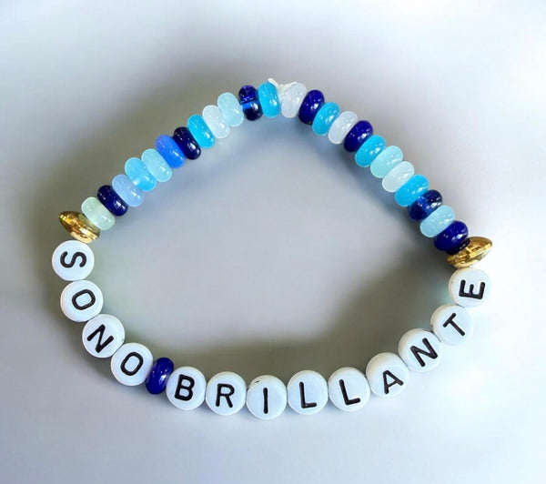 Bracciale con frase motivazionale