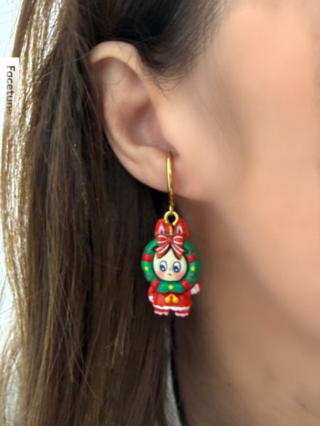 Mono orecchino labubu Christmas edition Natale vari sogetti