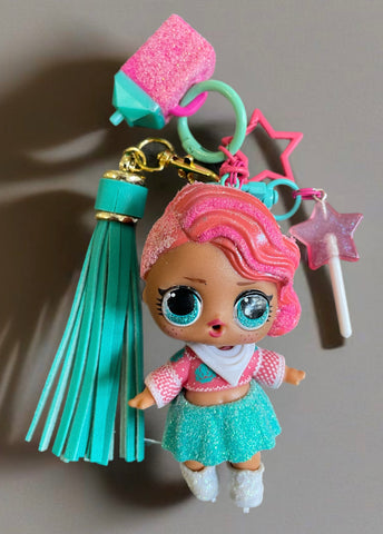 Pimp your Bag Lol capelli rosa glitter