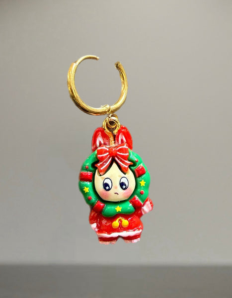 Mono orecchino labubu Christmas edition Natale vari sogetti