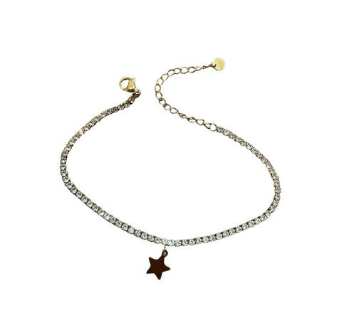 Bracciale tennis stellina