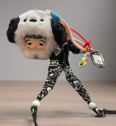 Pimp your Bag Baby  Nommi Bianco nero spotty baby