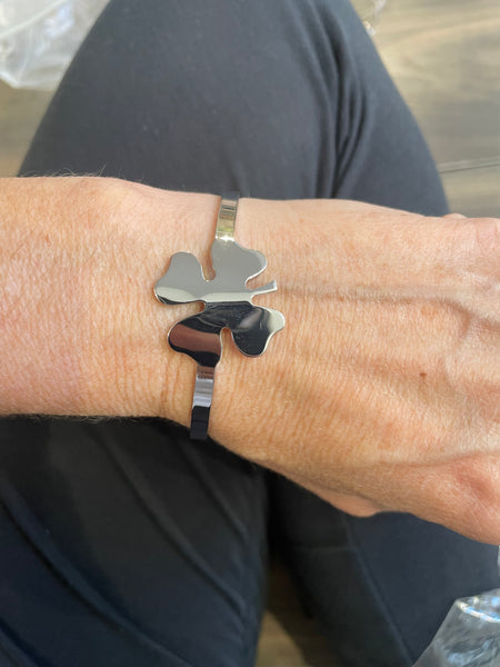 Bracciale So Glamour bangle quadrifoglio