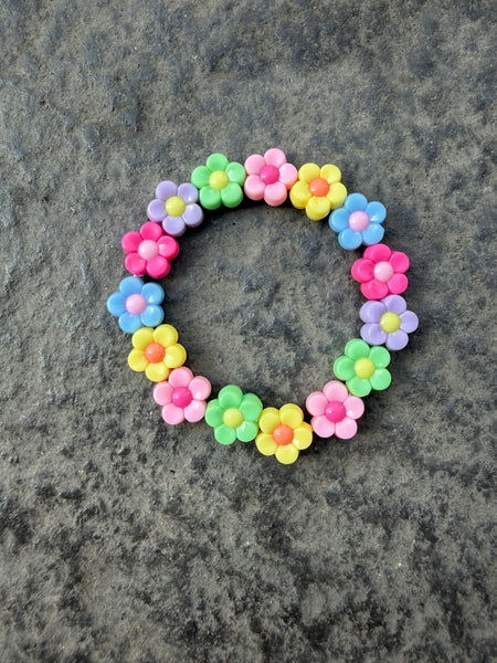 Bracciale colors Beads giro fiori