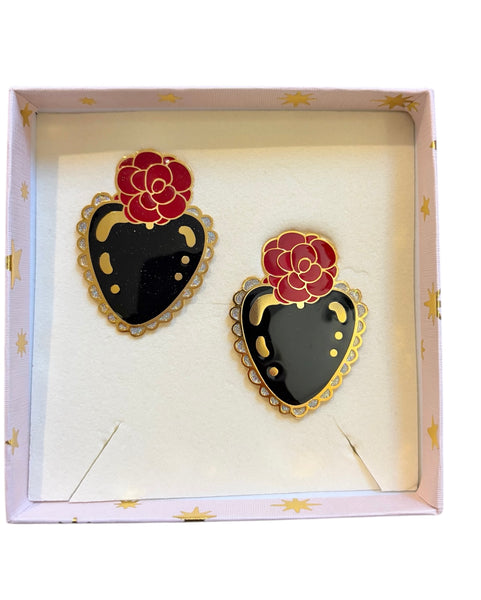 Coppia orecchini principessa Glam Cuore Sacro Saint Florant