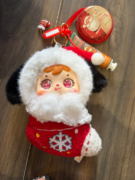 Pimp your bag Samuel serie Christmas cucciolo della calza di Natale