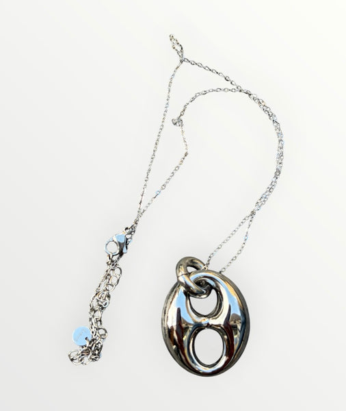 Collana big chain pendente due varianti colore