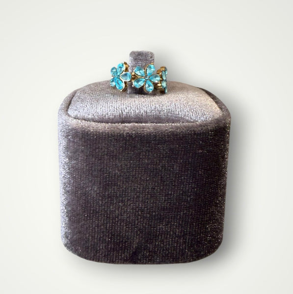 Earcuff Isla Bonita Crystal Flowers Fiorella vari colori