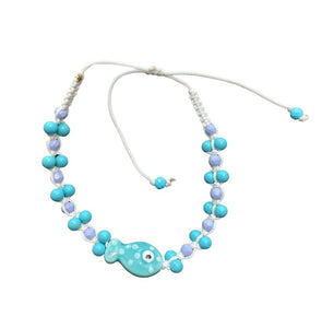 Bracciale pesciolino portafortuna vari colori