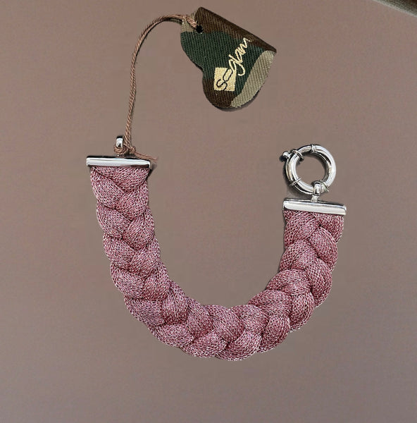 Bracciale So glamour treccia vari colori