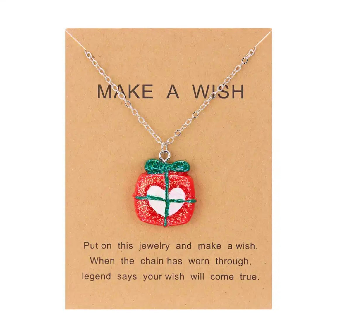 Collana Natale pacchetto regalo Christmas Edition